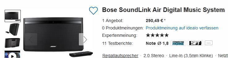 Bose Casse acustiche: Bose SoundLink Air Digital Music System – Usato da Collonges venduto da arashee 5