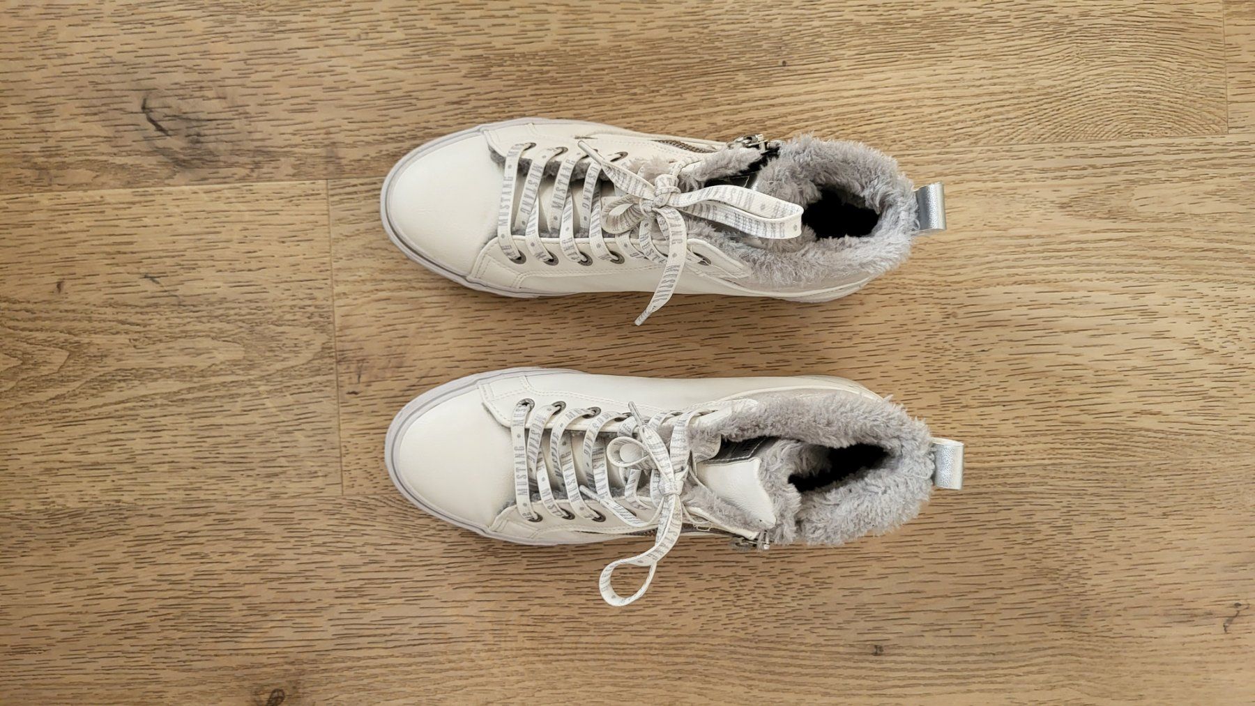 Mustang Scarpe da donna: Baskets chaudes blanches Mustang fourrées 40 comme neuves – Nuovo (secondo la descrizione) da Trélex venduto da emm_rz7g 5