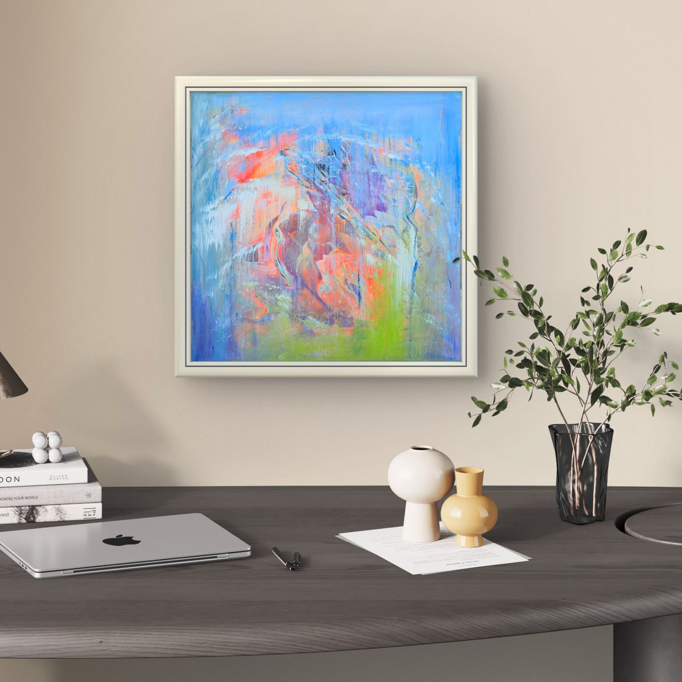Dipinti: Originalegemälde auf Leinwand 50x50 cm, Unikat!!! – Nuovo e nell'imballaggio originale da Beinwil am See venduto da Superchance 9