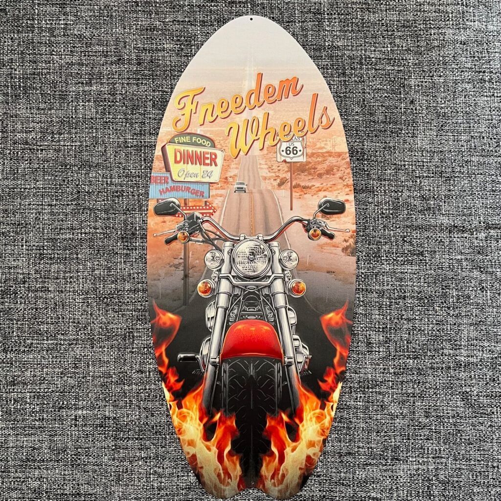 Insegne: Surf Route66 Metal Art Schild – Nuovo (secondo la descrizione) da Schwyz venduto da rs-trend