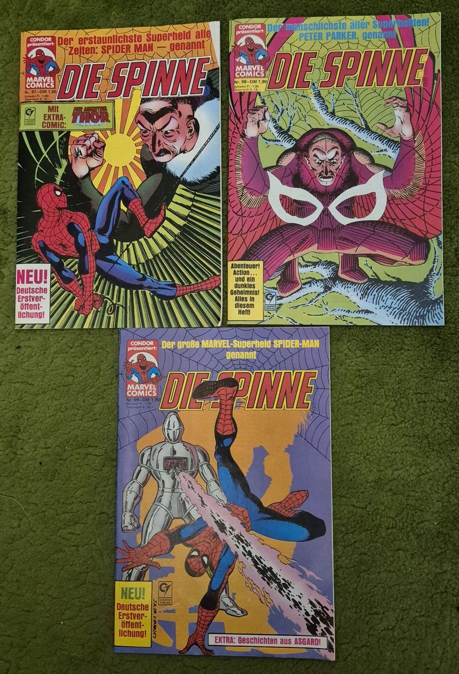 Fumetti: Die Spinne / Marvel Comics / Condor Verlag / 11 Hefte – Usato da Chur venduto da Schaf_60 3