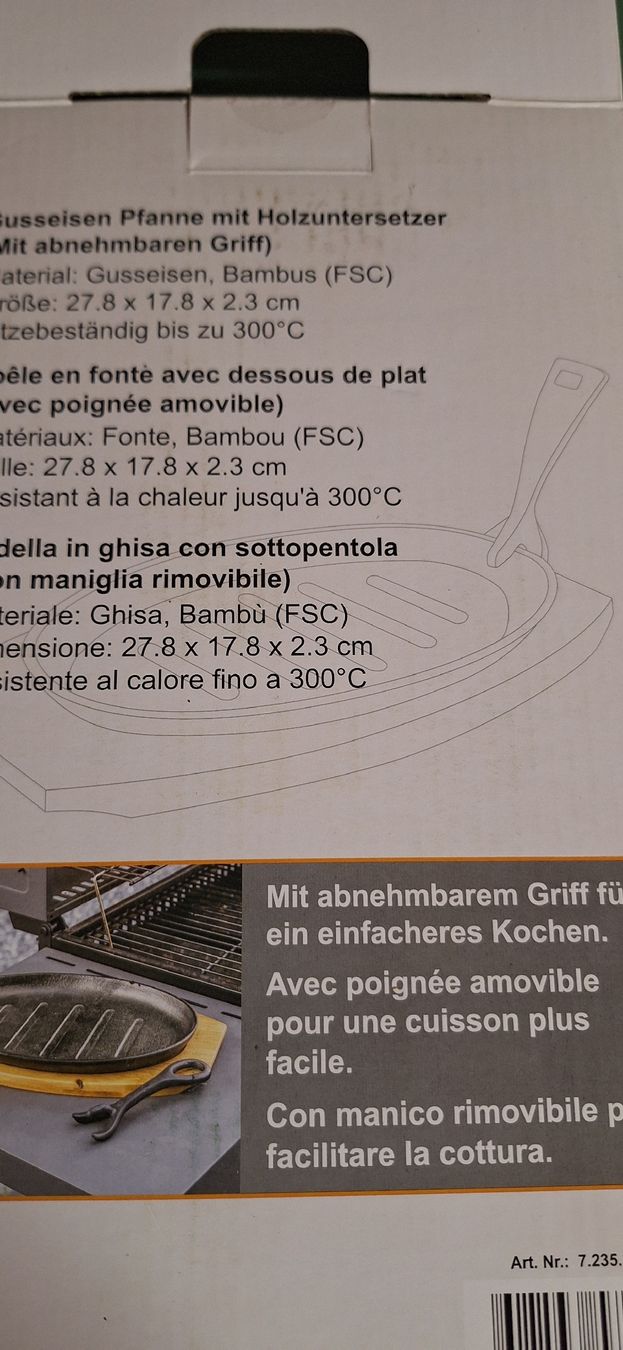 Coop Pfannen: Neue Gusseisenpfanne – Neu und originalverpackt aus Grabs von tschanny 2