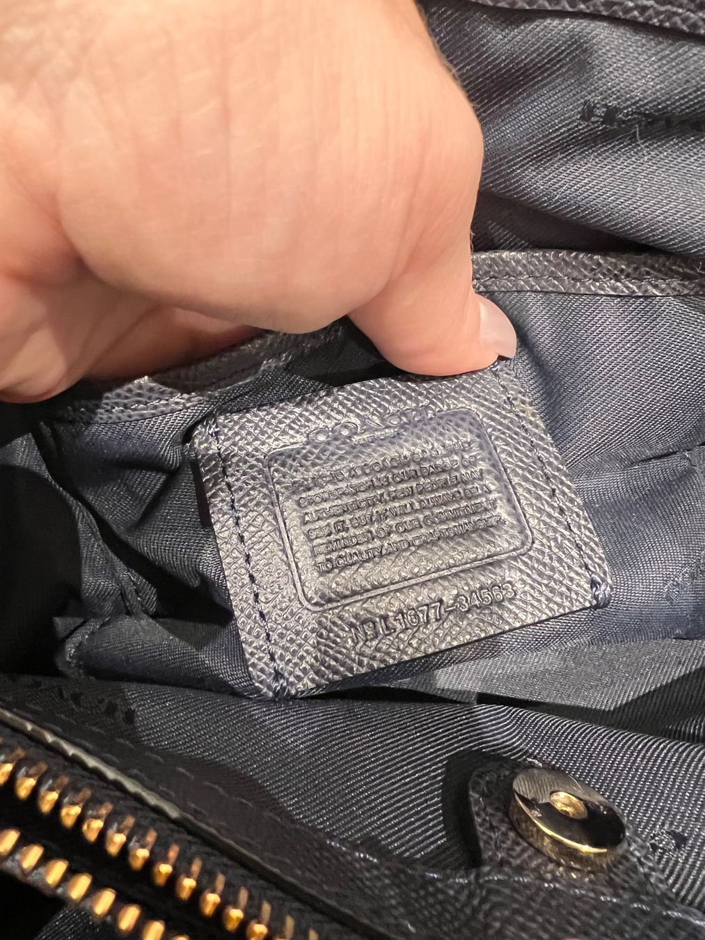 Coach Borse da donna: Handtasche von Coach in blau – Usato da Rafz venduto da Esther90_ 2