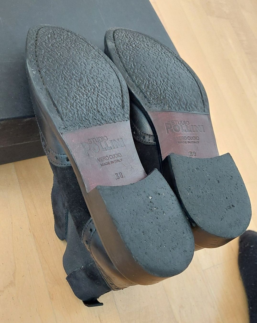 Scarpe da donna: Studio Pollini Stiefeletten Gr. 38, Leder/Wildleder – Usato da Zürich venduto da larazur 2