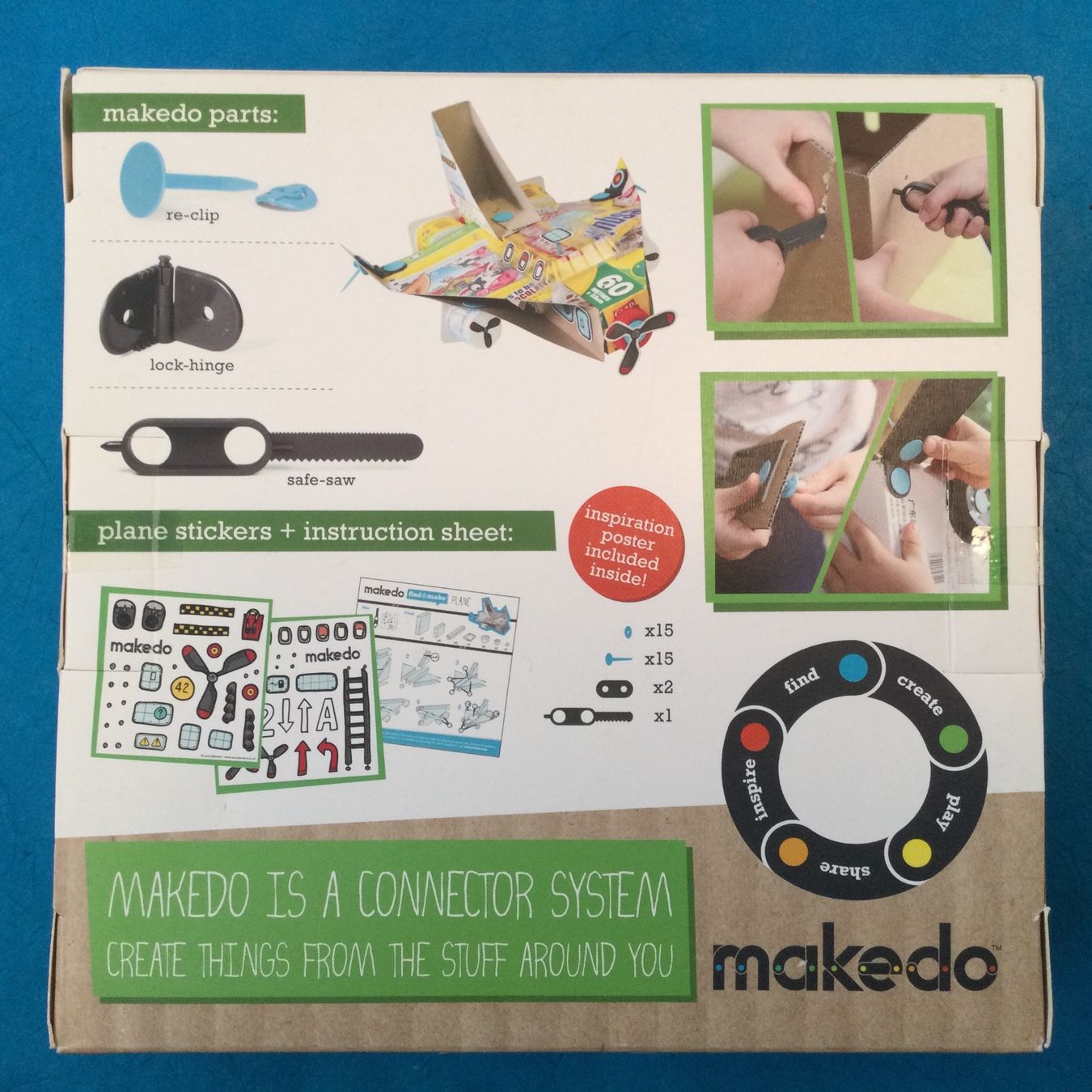 Giocattoli: Makedo Find & Make Plane / Flugzeug. Neu. – Nuovo e nell'imballaggio originale da S. Pietro venduto da pic_mc9g 3
