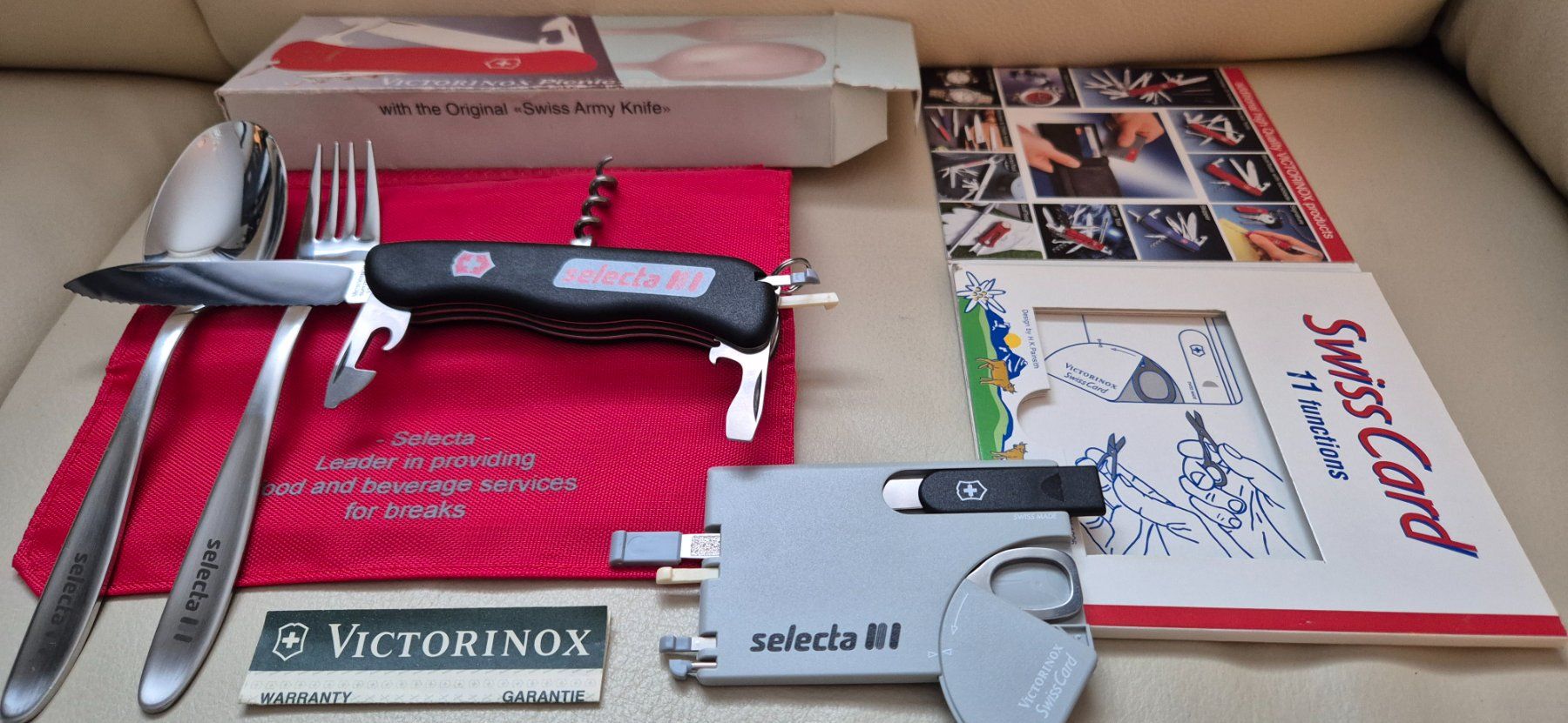 Victorinox Coltelli tascabile: Victorinox Sackmesser Pic-Nic Set und Werbegeschenk Selecta – Nuovo e nell'imballaggio originale da Jona venduto da petzi2 4