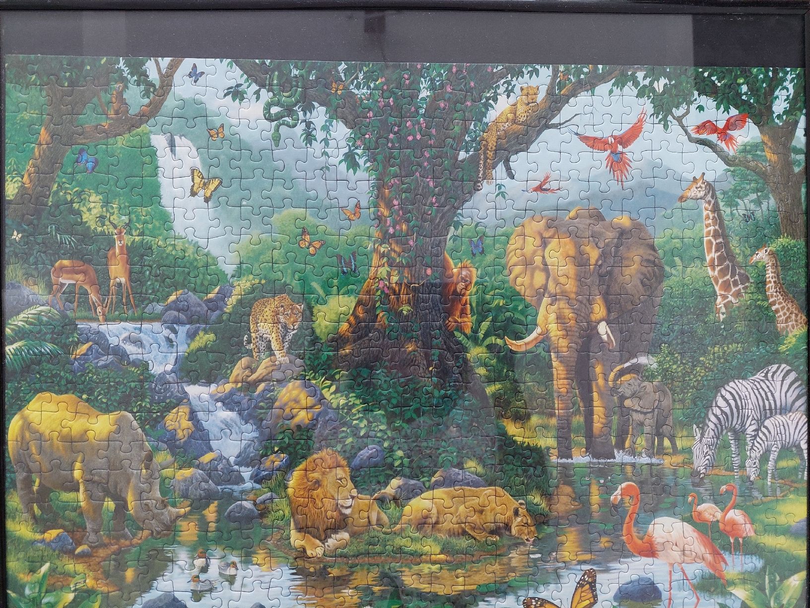 Ravensburger Puzzle: Zwei Bildrahmen mit Ravensburger Puzzel 500 Teilen. – Usato da Basel venduto da bra_76ff 5