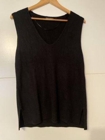 Schwarze Strickweste "Cashmere Feeling" Gr. M 🖤