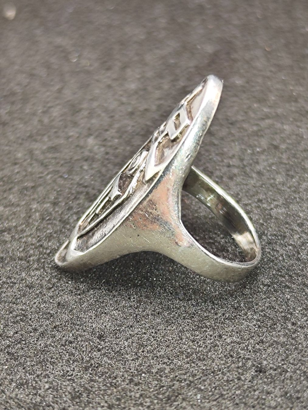 Anelli: Vintage 925er Silber Ring 80er Top – Usato da Steffisburg venduto da mat_8s7d 3