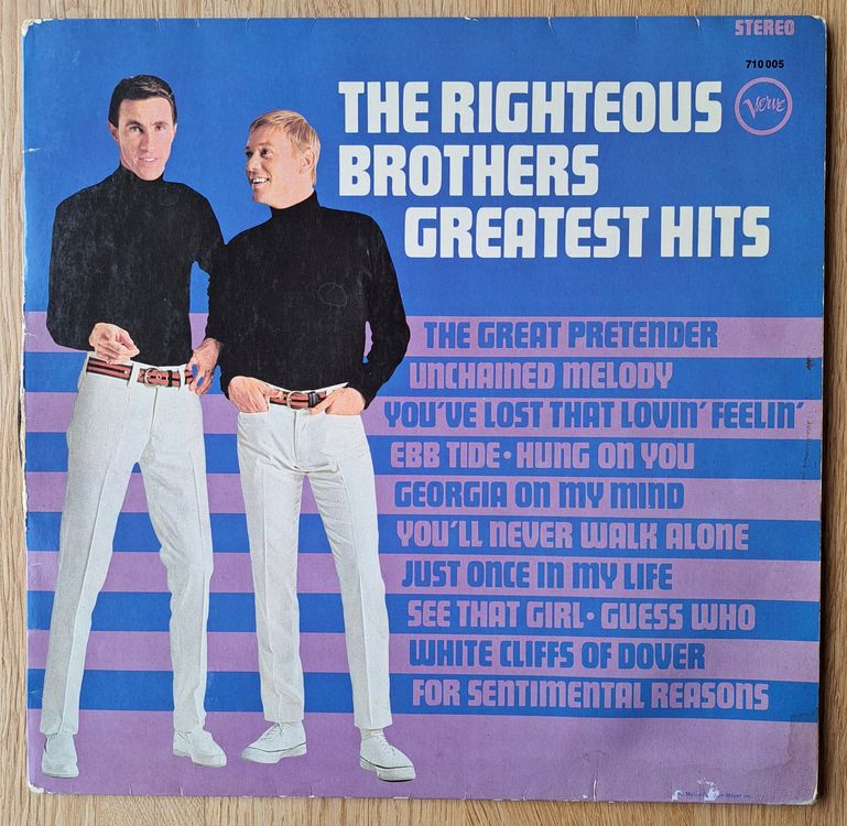 The Righteous Brothers Greatest Hits Kaufen Auf Ricardo 6822