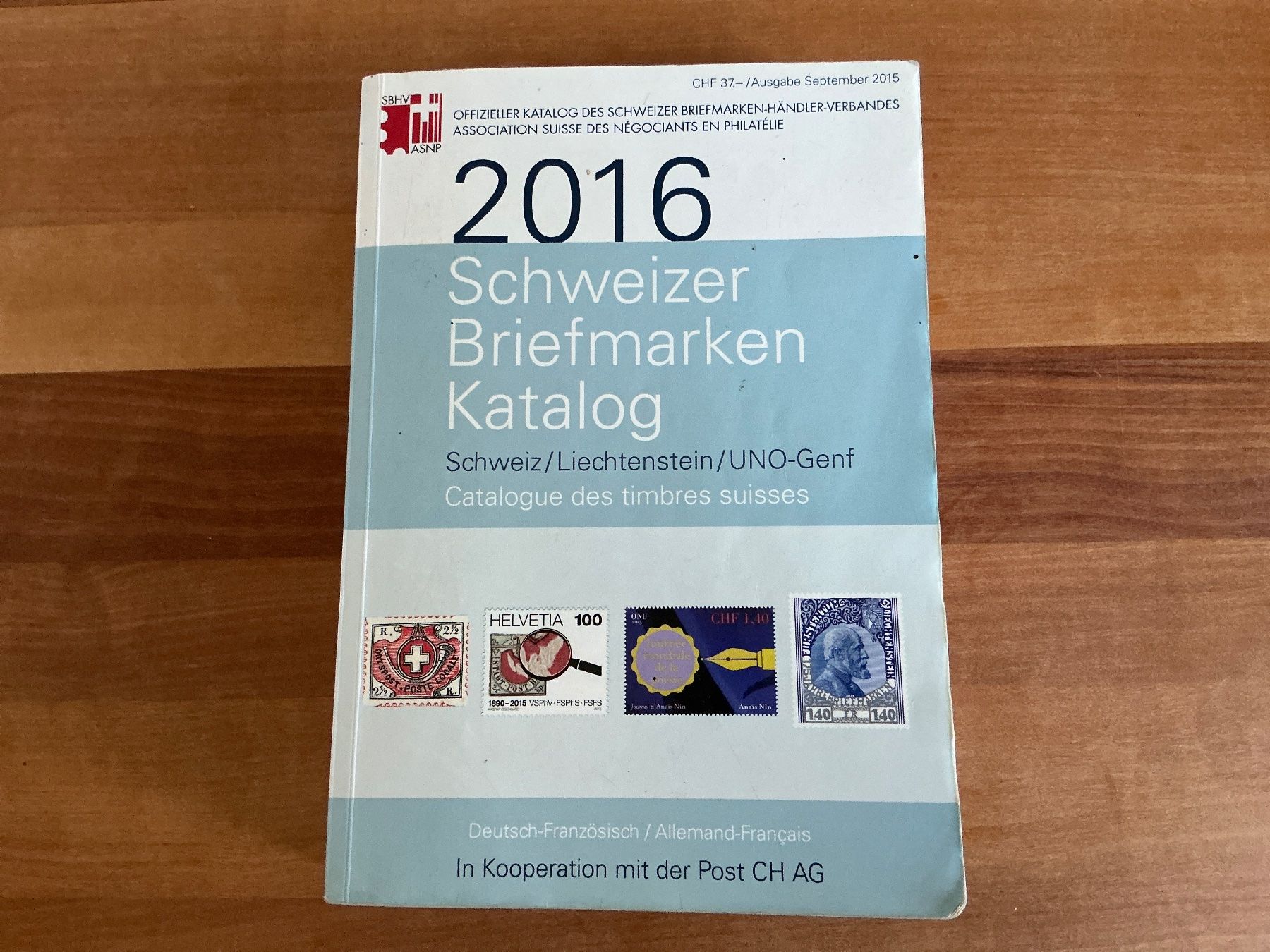 Bücher: Schweizer Briefmarkenkatalog 2016 – Gebraucht aus Kirchenthurnen von Gluecksbrief