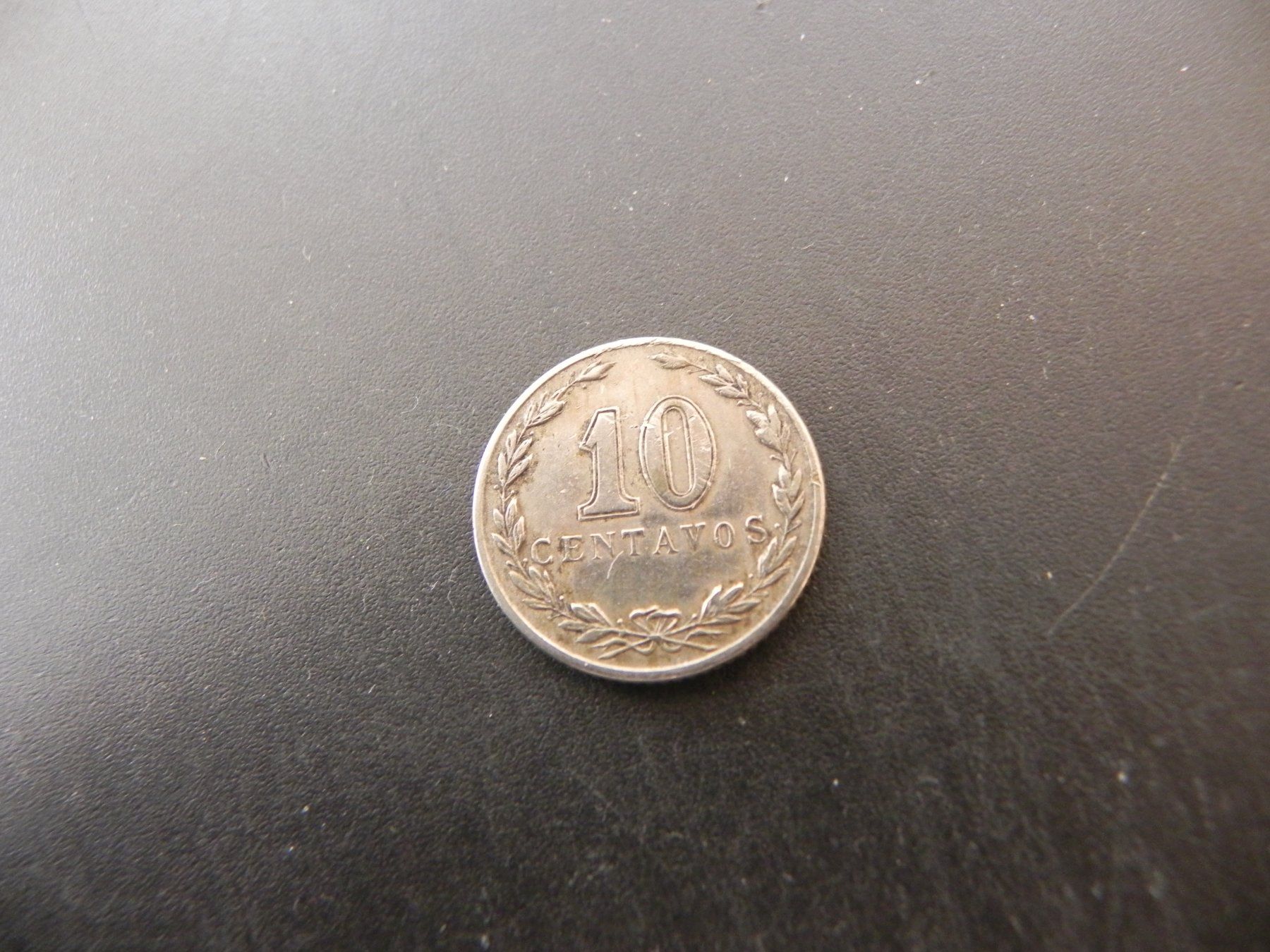 Alle Münzen: Argentinien 10 Centavos 1922 – Gebraucht aus Biel/Bienne von Gogolozi 1
