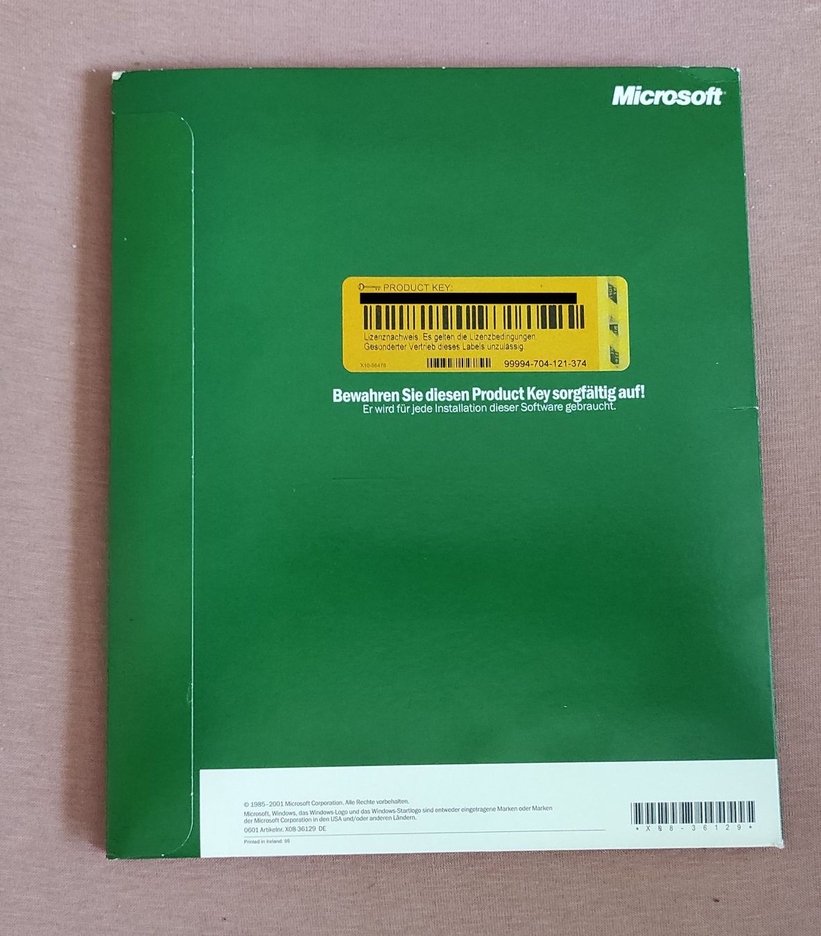Microsoft Software: Microsoft Windows XP Home Edition update (Retail) – Gebraucht aus Oetwil am See von bushcrafter 1