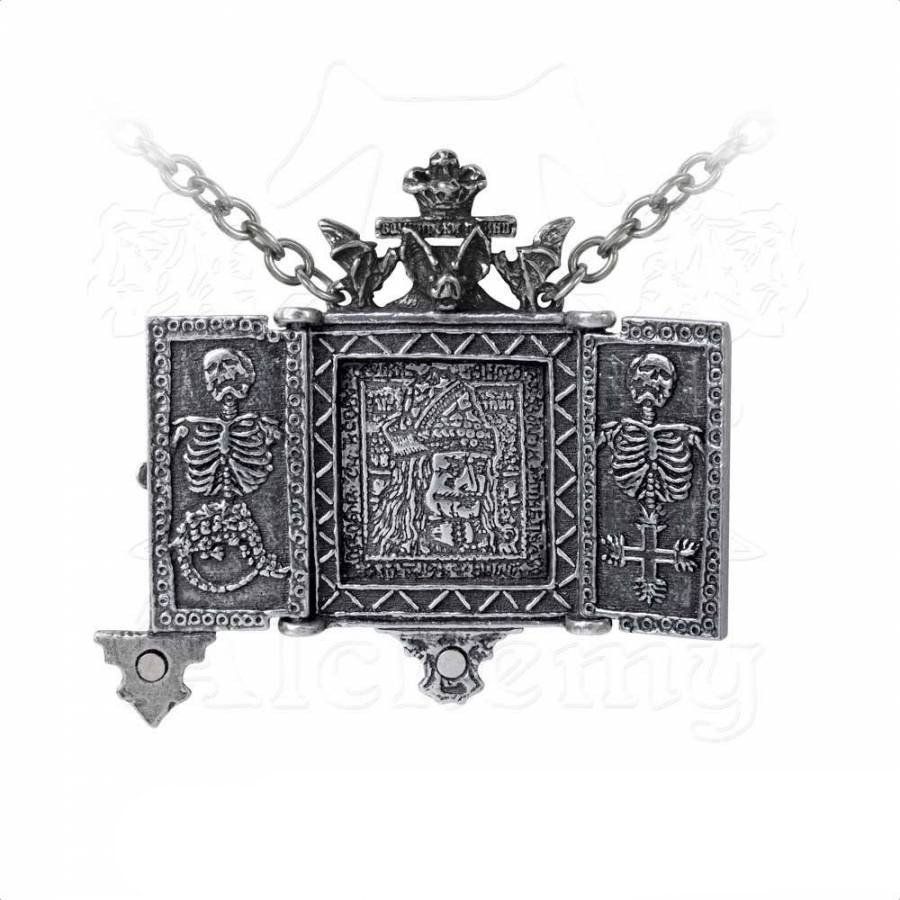 Catenine: Alchemy Halskette "Balkan Tript. Icon Locket" Dracula/Gothic – Nuovo e nell'imballaggio originale da Roggwil TG venduto da Chevalier_69 1