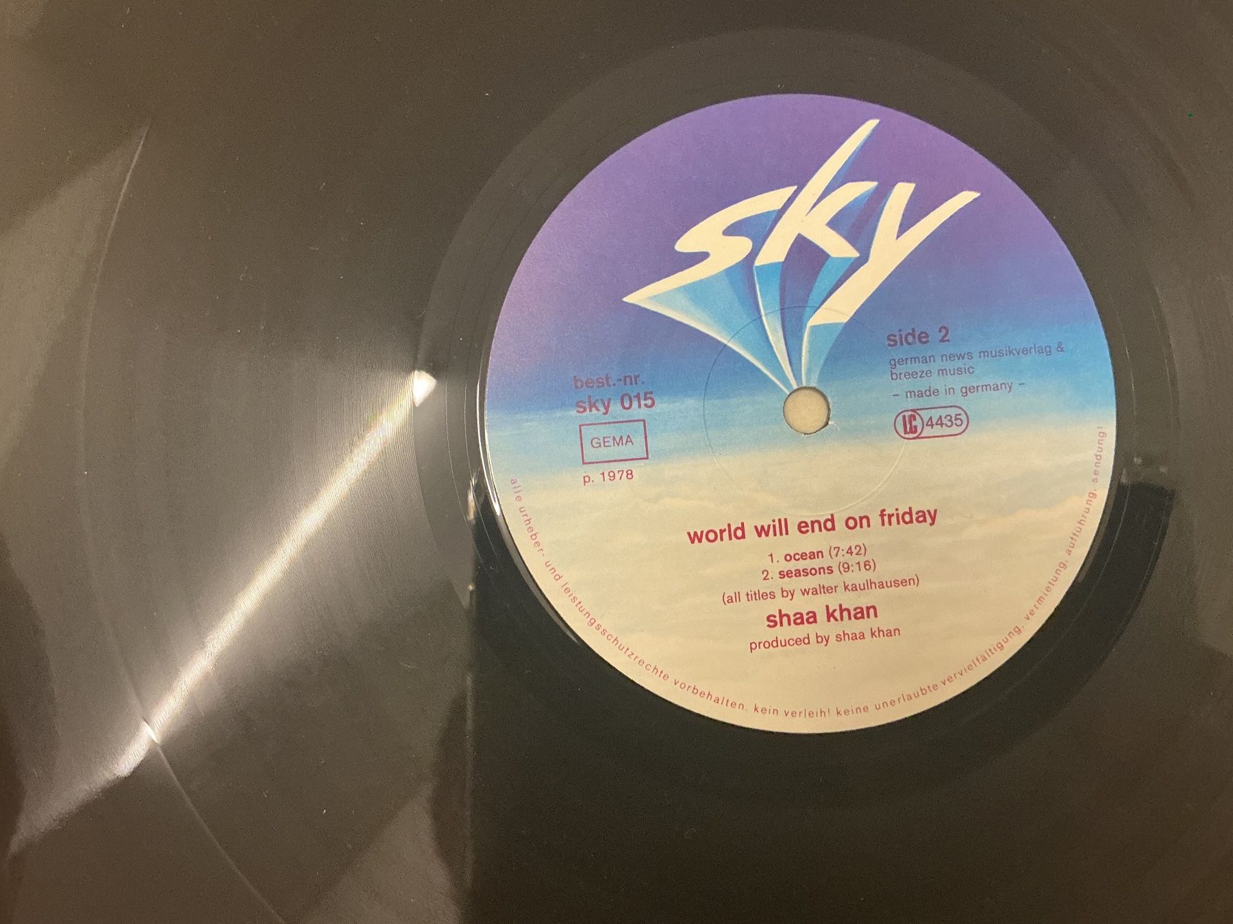 Dischi in vinile: Shaa Khan LP - The World Will End On Friday – Usato da Winterthur venduto da Tumko-Vinyl 2