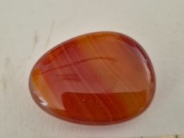 Karneol Carneol Edelstein Mineral Oval geschliffen Unikat