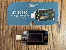 JOY-IT JT-TC66C USB Typ C Messgeraet mit BT