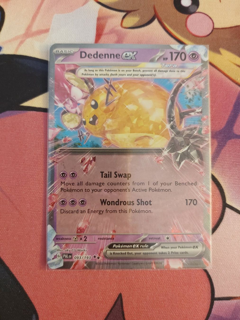 Pokémon Carte collezionabili: Dedenne ex 93/193 PALen – Usato da Biasca venduto da Sara_Poke123