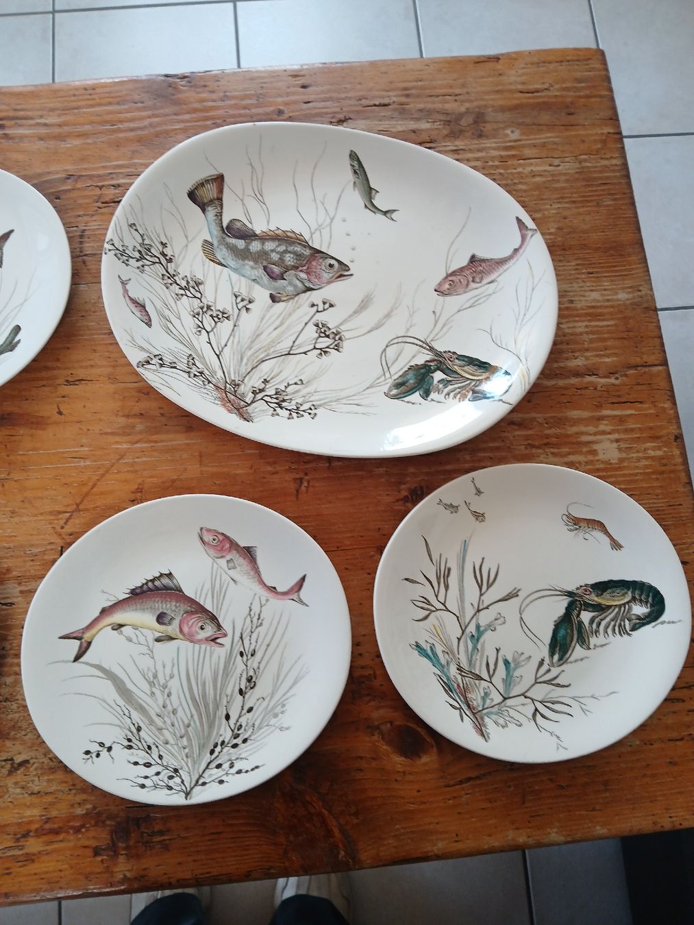Geschirrsets: Service de table Johnson Bros  vintage décor poissons – Gebraucht aus Corcelles-Payerne von evalyne 3