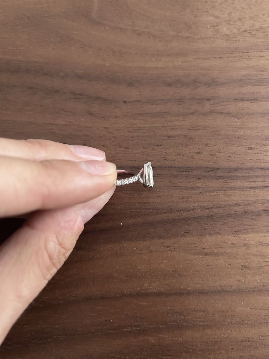 Ringe: Bague 1 carat diamant jaune-gris – Gebraucht aus Genève von Sarahchge 5