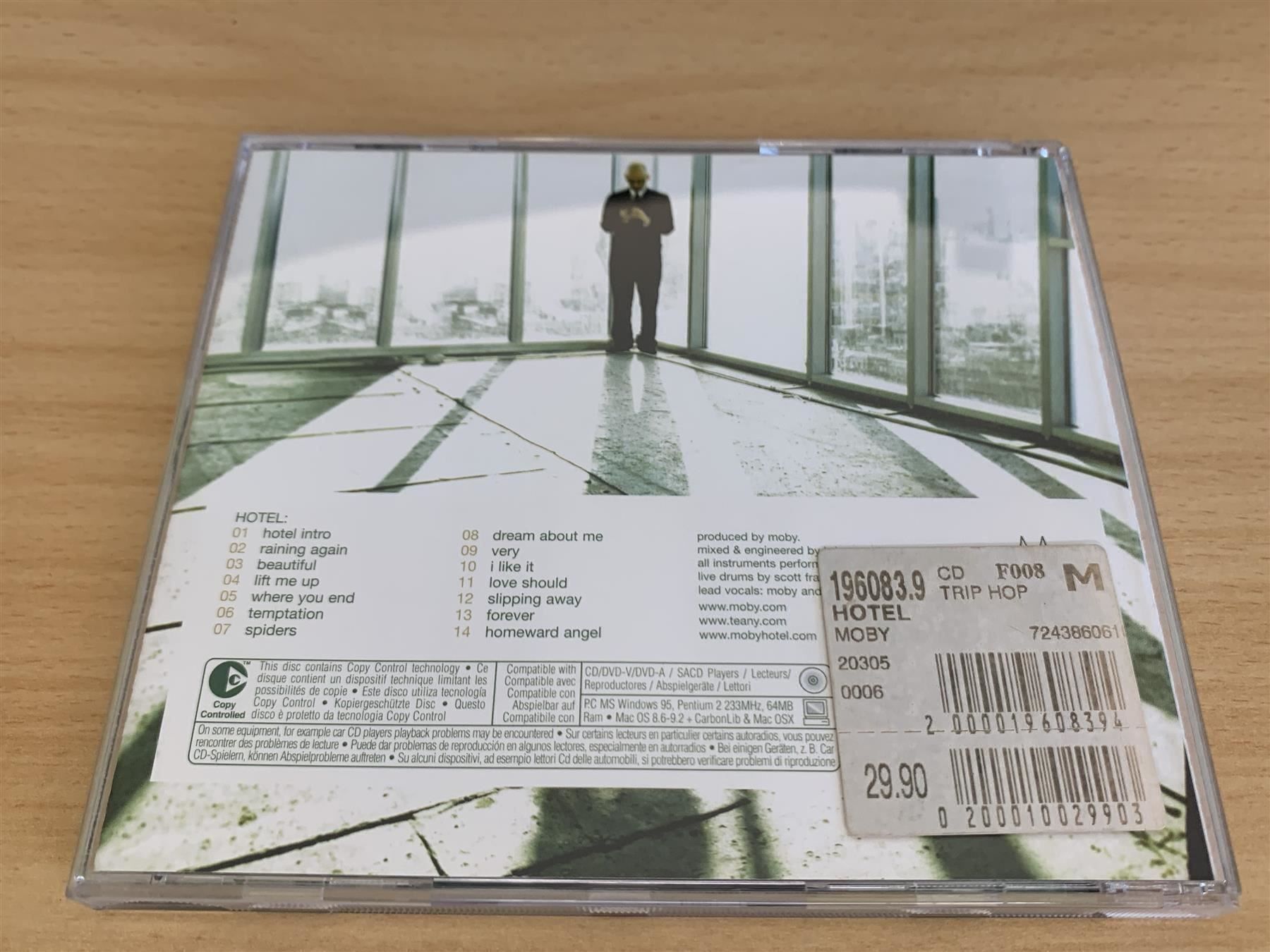 CDs: Moby – Hotel – Gebraucht aus Rikon im Tösstal von Alpenmutz 1