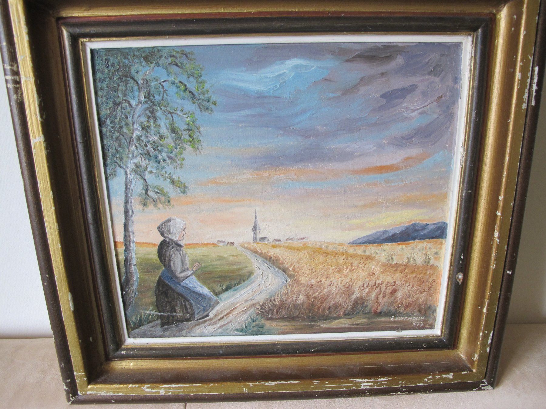 Dipinti: Oel Bild Auf Holz Maler E.Hoffmann Sig. – Usato da Altnau venduto da LinaAuktion 1