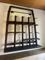 Wandregal Holz Metall antik Werkstatt Regalhalterung 40-60 Z