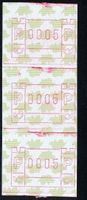 ATM 19.2 Zusammenhängend Streifen 3 ATM ** postfrisch