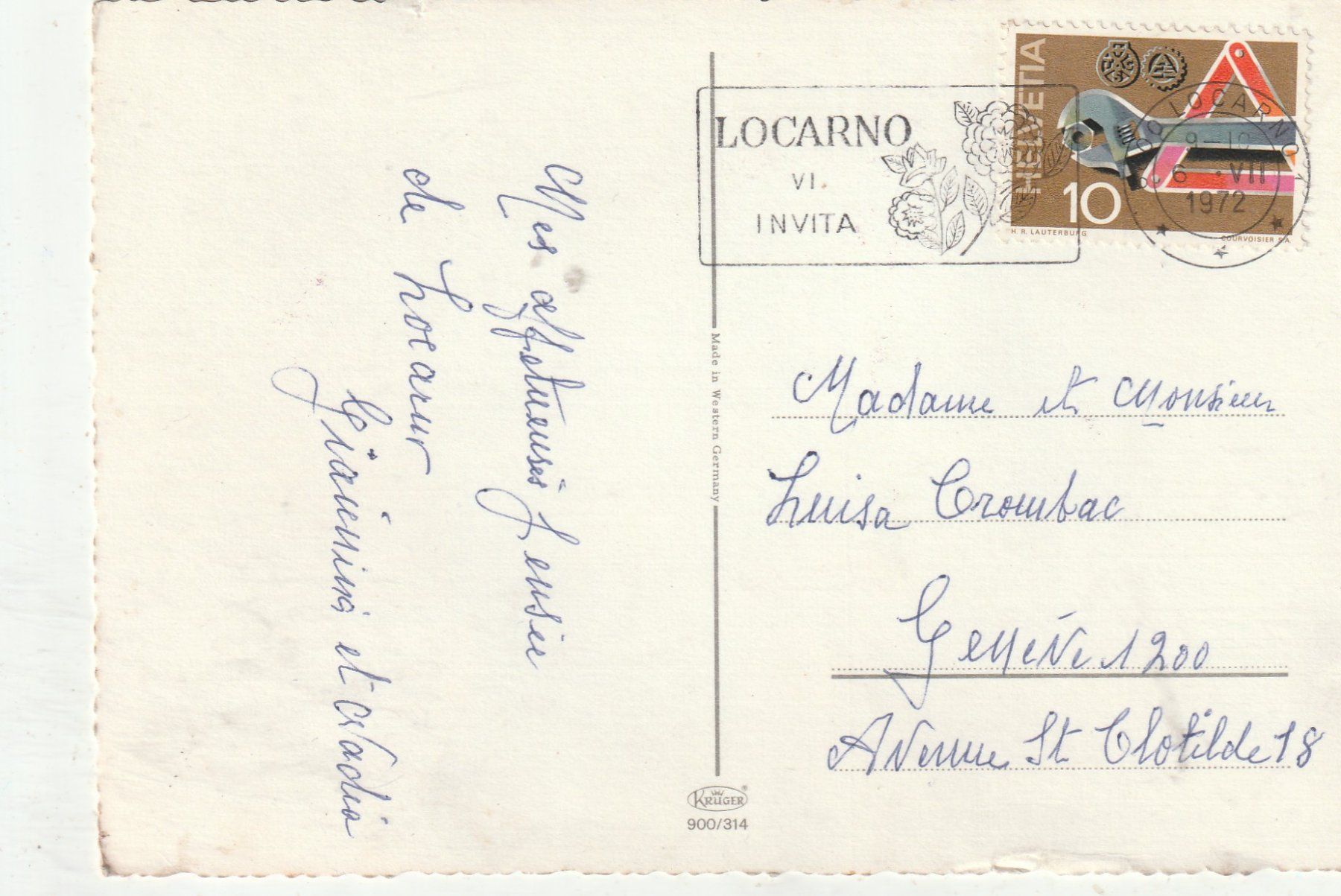 Cartoline postali: Scöne Katze – Usato da Lumbrein venduto da made02 1