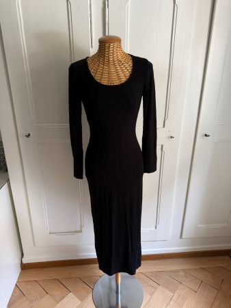 Jersey Kleid schwarz S
