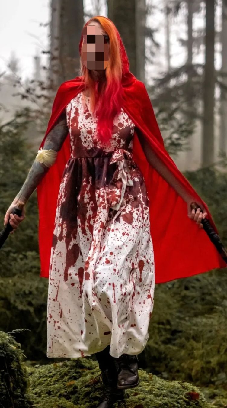 Costumi: Halloween Rotkäppchen-Kostüm – Nuovo (secondo la descrizione) da Biberist venduto da Belzebu 1