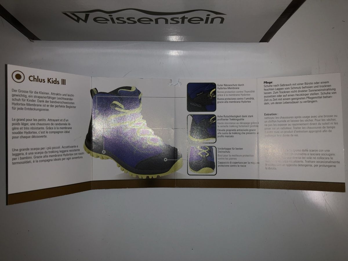Scarpe da uomo: Robuste Wanderschuhe Weissenstein Gr. 33 NEU, SCHUHE – Nuovo e nell'imballaggio originale da Bibern SH venduto da Anuja_20 3