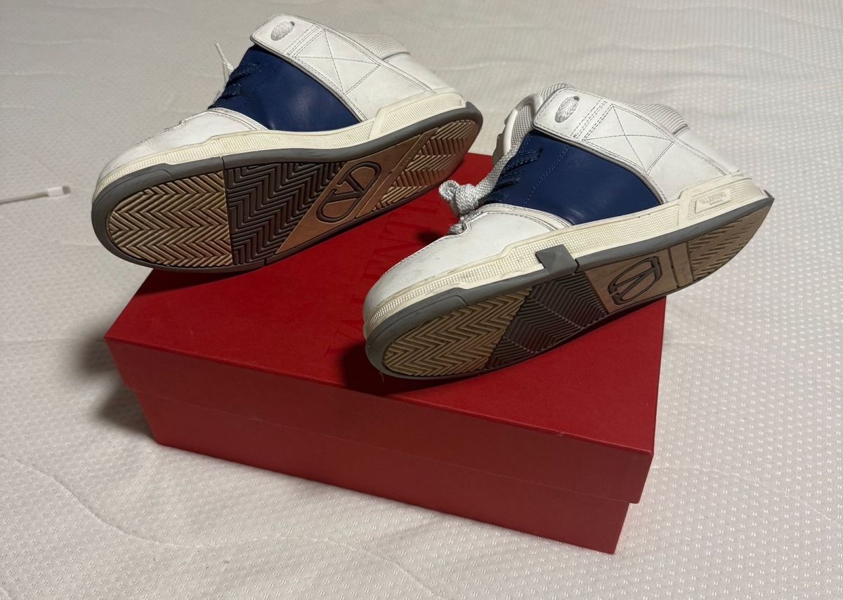Valentino Herrenschuhe: VALENTINO Sneaker | Grösse 41, weiss/blau – Neu (gemäss Beschreibung) aus Küsnacht ZH von Wozdav 1
