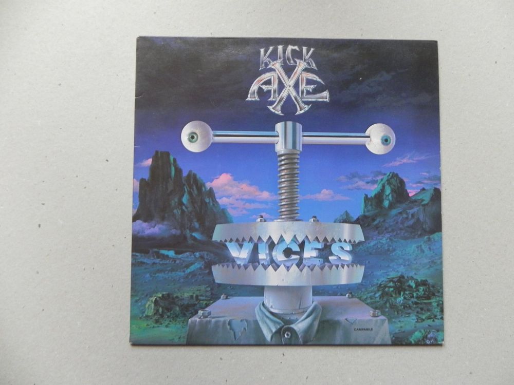 LP Canada Heavy Metal Band Kick Axe 1984 Vices Kaufen auf Ricardo
