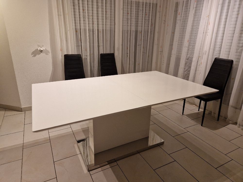 Tavoli: Table à manger blanche laquée – Usato da Biel/Bienne venduto da gur_c22y