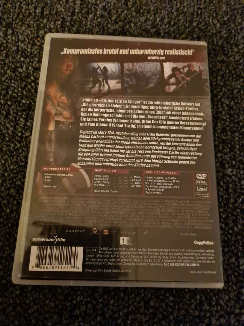 Tutti i DVDs: IRONCLAD(6375) – Usato da Ruswil venduto da Ruck.Zuck. 1