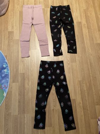 Leggings Innen gefüttert, Gr. 128 3 Stk.