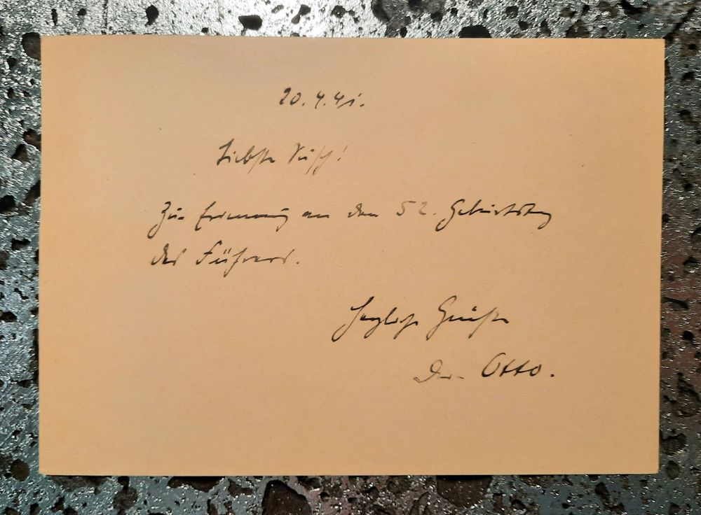 KARTE GEBURTSTAG DES FÜHRERS 20.4.1941 SONDERSTEMPEL Kaufen auf Ricardo