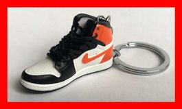 Nike Air Jordan 1 Schlüsselanhänger Keychain Sneaker Orange