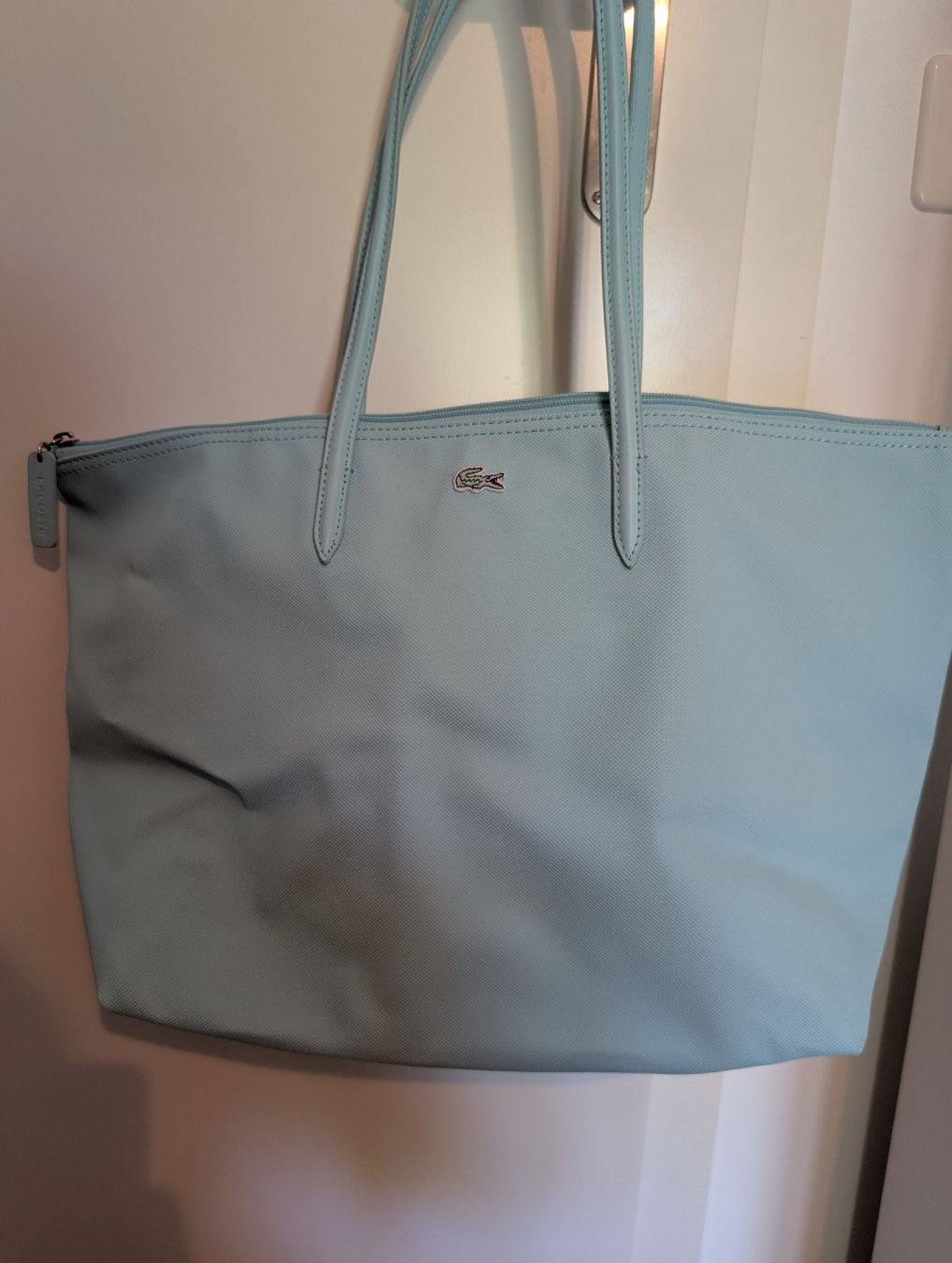 Lacoste Borse da donna: Lacoste Shopper hellblau large, makellos – Nuovo (secondo la descrizione) da Niederdorf venduto da Azariel