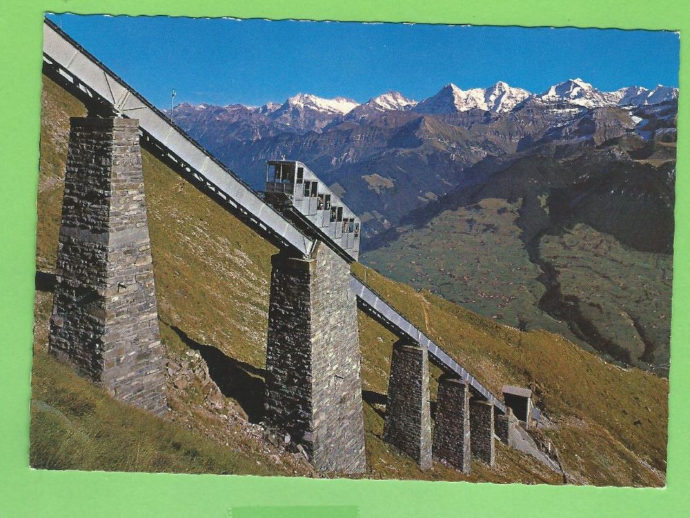Ansichtskarten: Niensenbahn, Hegernalpviadukt – Gebraucht aus Zürich von t24_de