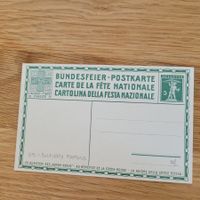 Carte Fête Nationale Bundesfeier Croix Rouge