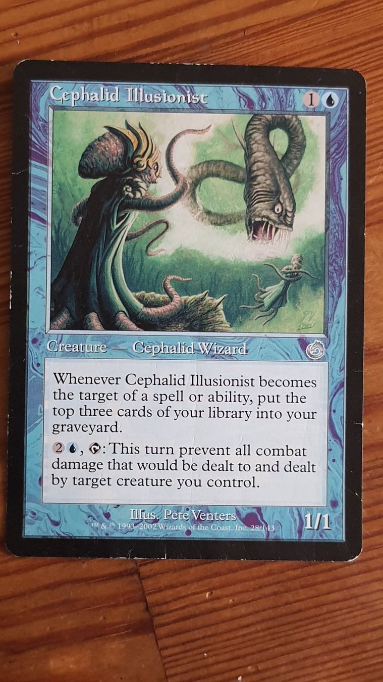 Magic The Gathering Carte collezionabili: MTG Cephalid Illusionist, acceptable – Usato da Binningen venduto da Klettenberg