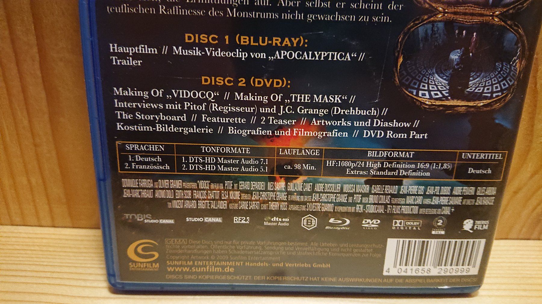 Alle DVDs: VIDOCQ Blu-Ray mit Gérard Depardieu – Gebraucht aus Wilderswil von Exebub 3