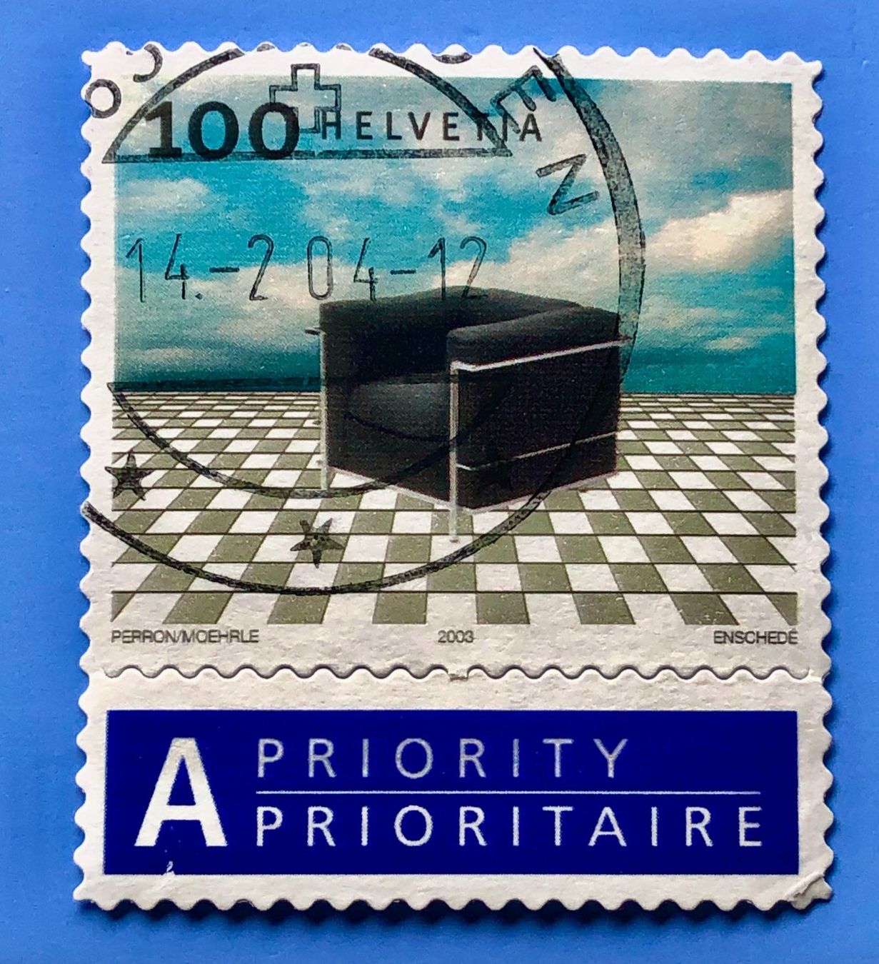 Tutti i francobolli: Nr.1109 mit Stempel Corbusier-Sessel   – Usato da Aarau venduto da Billa007