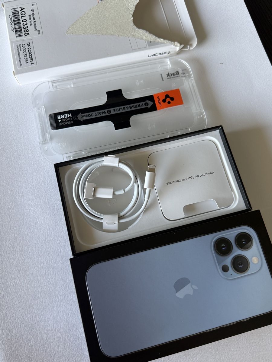 Apple Handys / Smartphones: Apple iPhone 13 Pro hellblau gebraucht im Originalkarton – Gebraucht aus Sementina von Thecure1 3