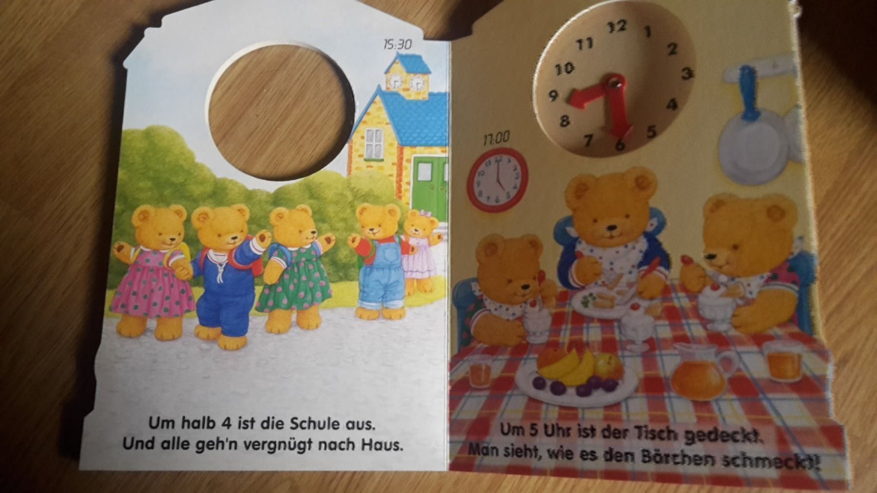 Libri: Uhrenbuch mit den Bärchen durch den Tag – Nuovo (secondo la descrizione) da Schwarzenburg venduto da Flamingo07 1
