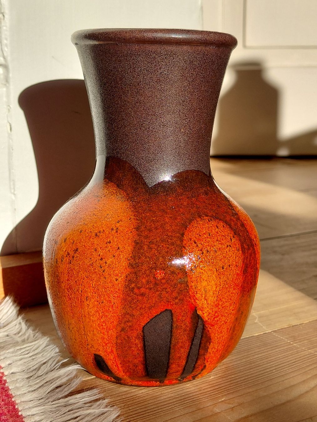 Vasen & Gefässe: Petit vase orange et brun Steuler Fat Lava – Gebraucht aus Winterthur von SilverFR 1