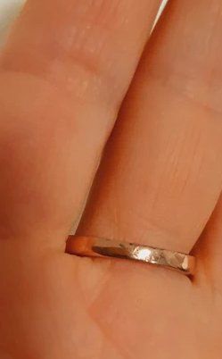 Ringe: Ring rosegoldfarben mit Steinchen 17mm=54 – Gebraucht aus Stansstad von InStyle8 2