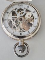 Vintage Swiss Made Skelett Taschenuhr